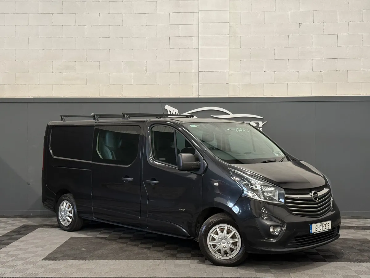 Opel Vivaro 2018 Crew cab 6 seater €10950 INC VAT - Image 1