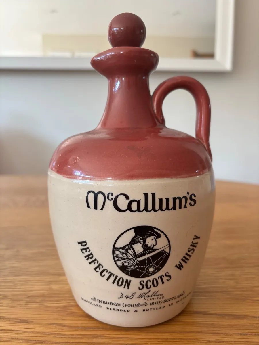 Vintage ceramic whiskey jug - Image 1