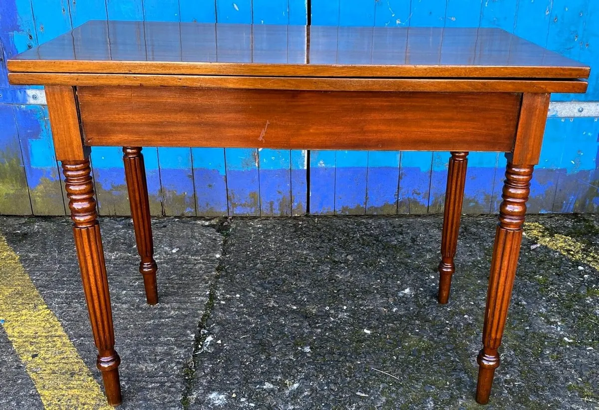 Vintage Turnover Tea Table - Image 1