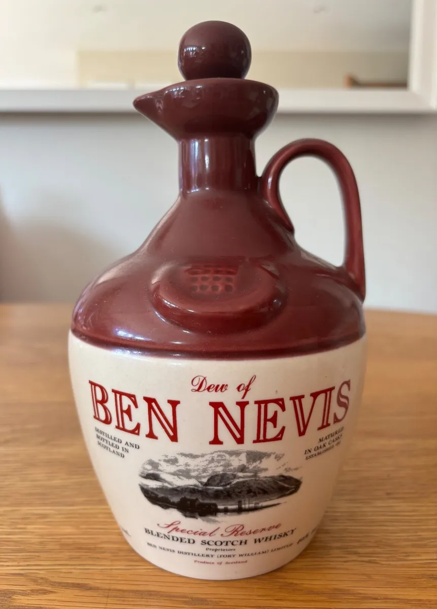 Vintage ceramic whiskey jug - Image 1