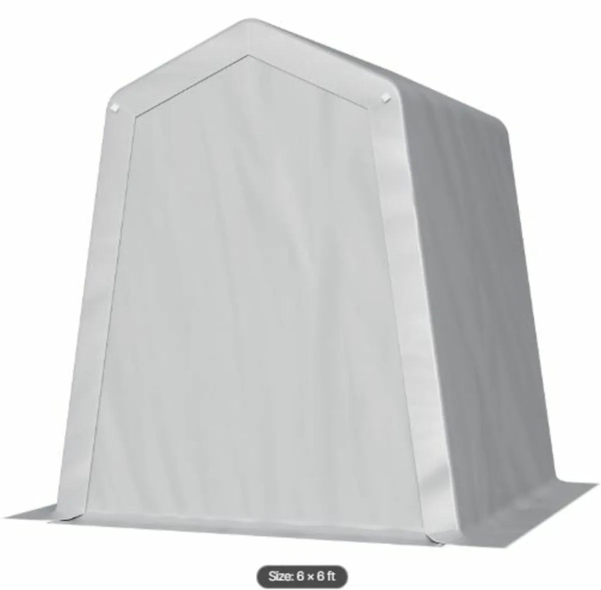 Outdoor Storage Shed,6x6 ft Portable Storage Tent - Image 3