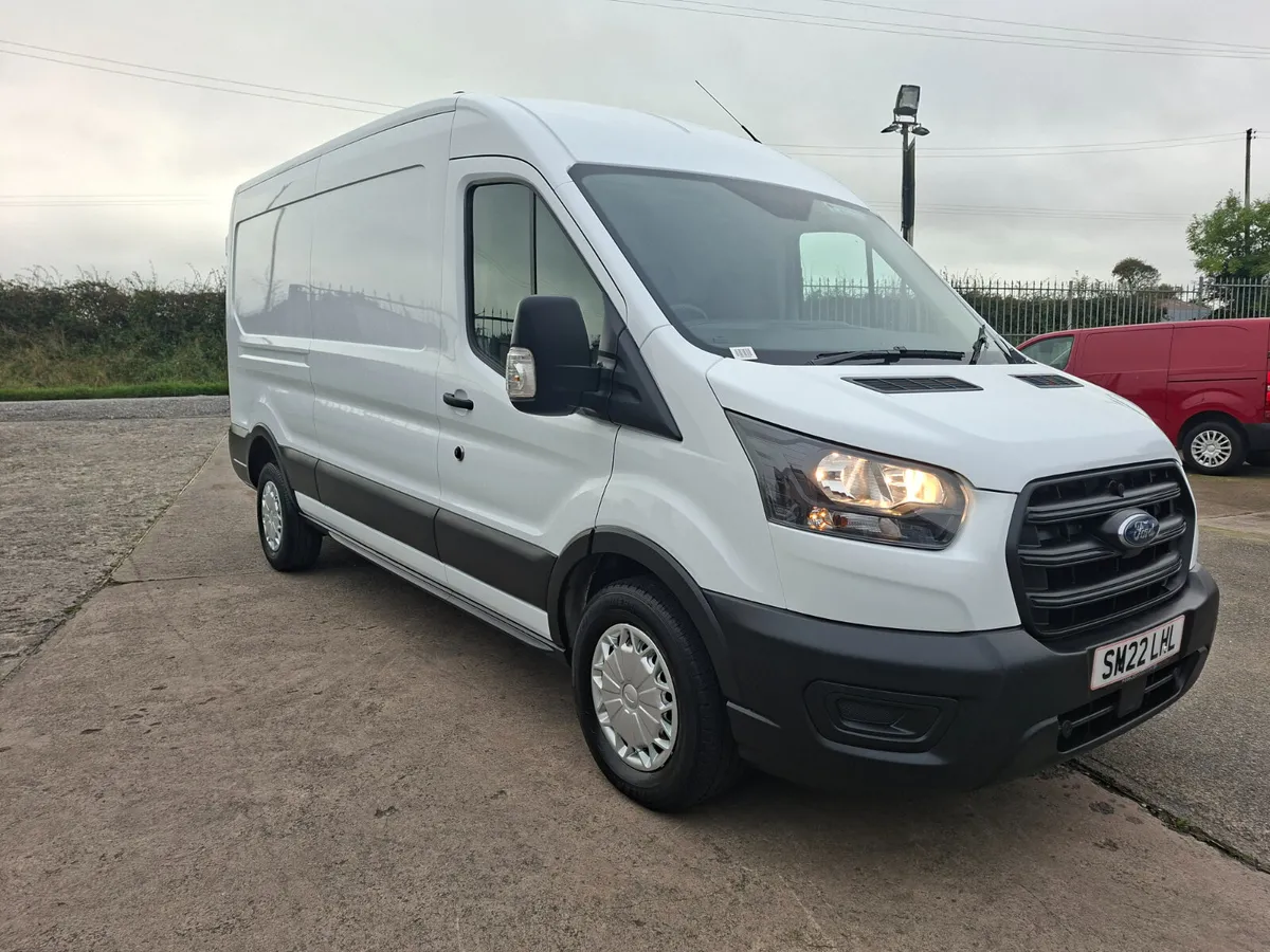 OUTSTANDING 2022 TRANSIT 350 LWB SEMI HIGH ROOF - Image 1