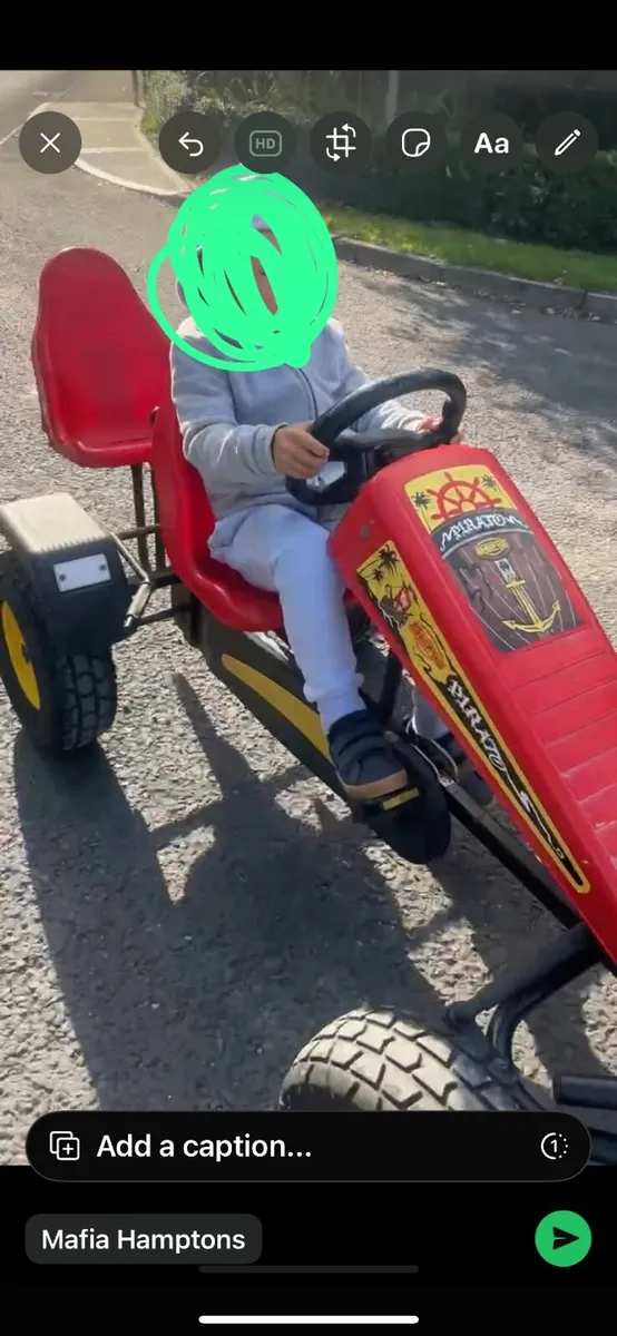 Berg gokart double seat. Collection only - Image 1