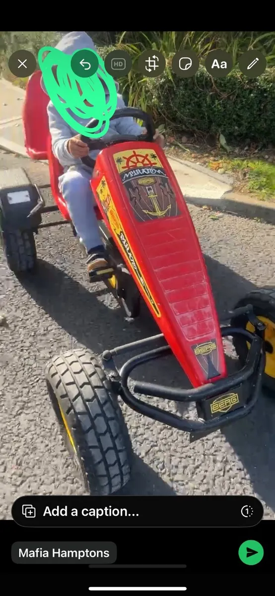 Berg gokart double seat. Collection only - Image 4