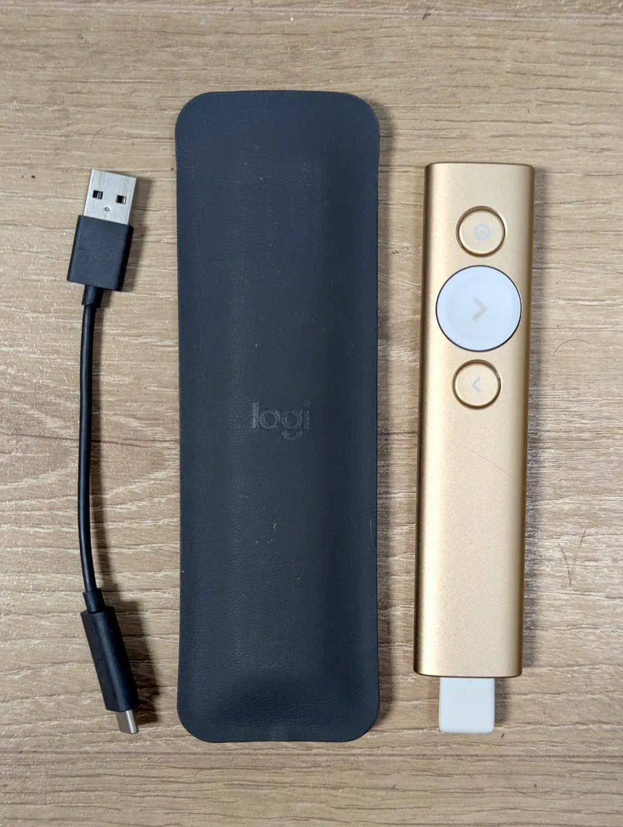 Logitech Spotlight Presentation Remote Gold - Image 1