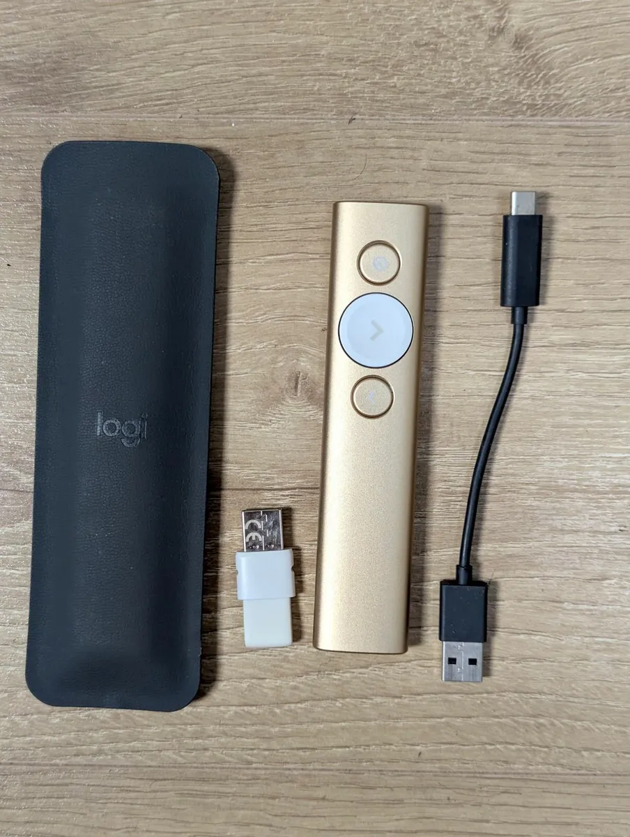 Logitech Spotlight Presentation Remote Gold - Image 3