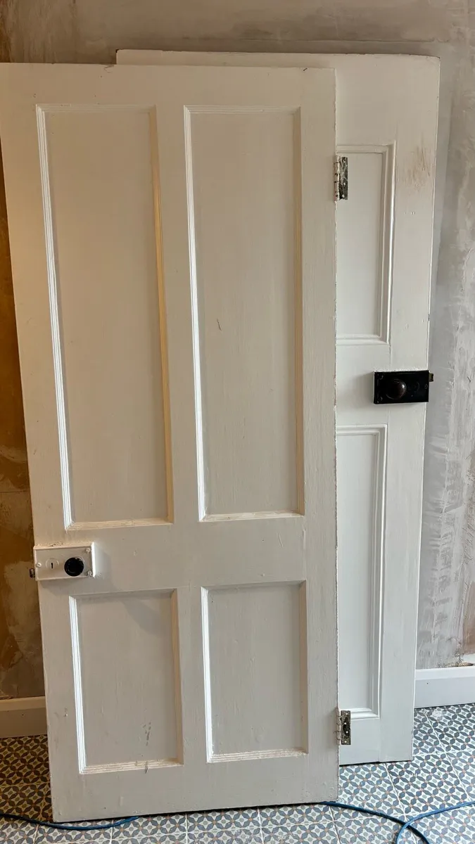 2 x vintage cottage doors