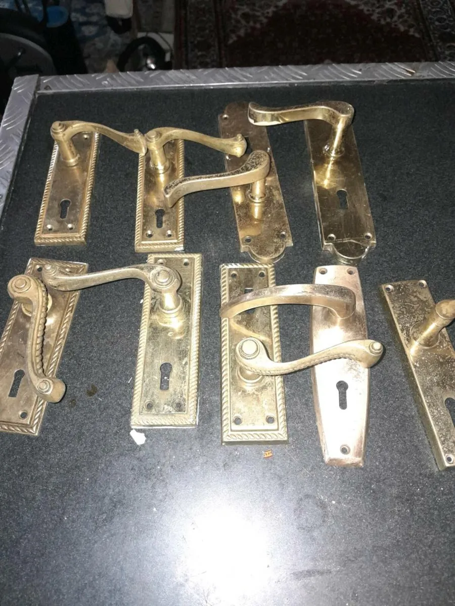 Brass door handles