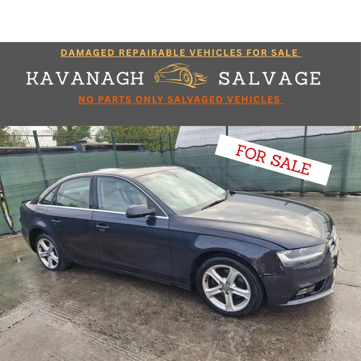 2013 Audi A4 2.0 Tdi.light Damage - Image 1