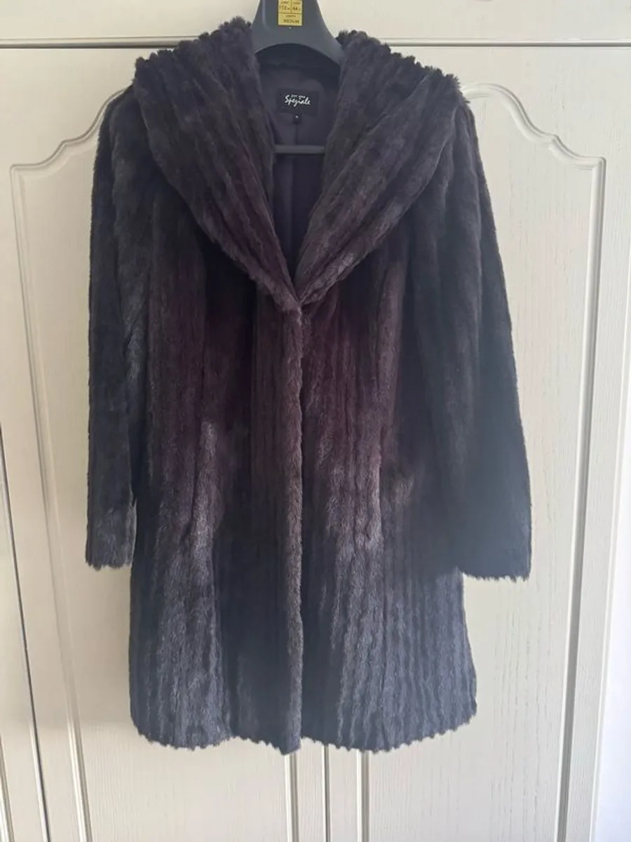 Faux Fur Coat - Image 1