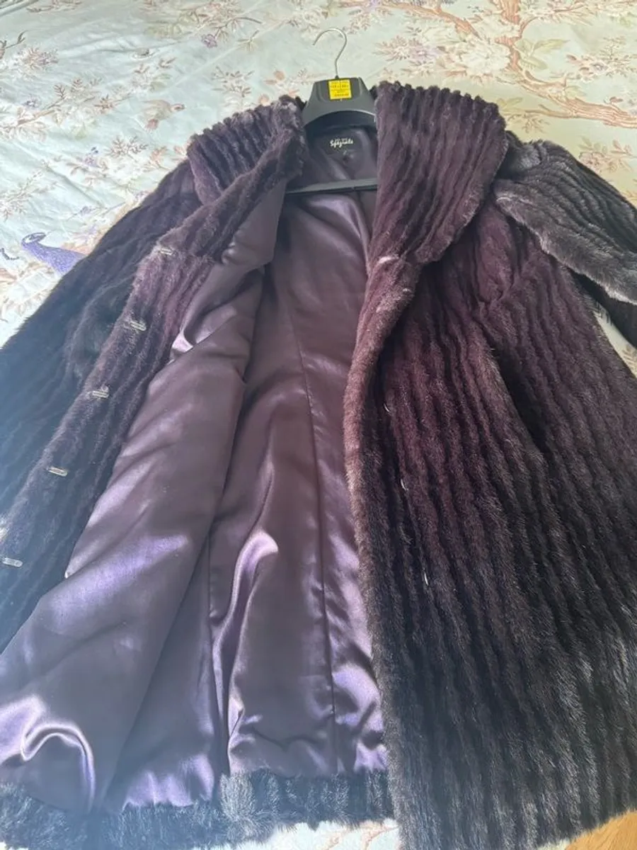 Faux Fur Coat - Image 4