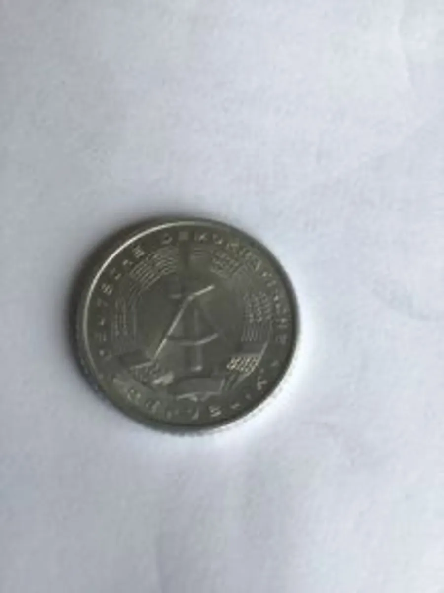 Rare 1958. East Germany 50 Pfennig Coin