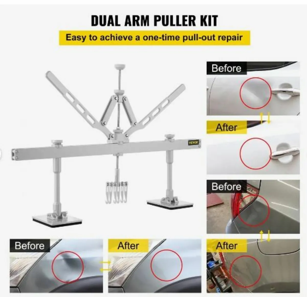 Dent Pull Lever Bar Kit Fit for Aluminum - Image 3