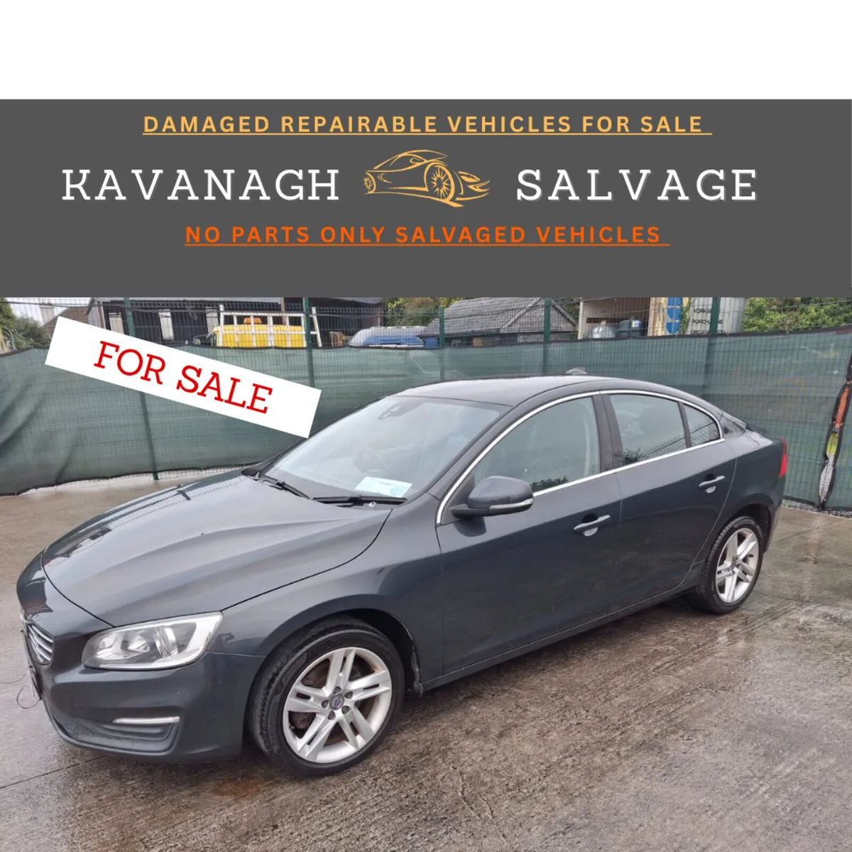 2017 Volvo S60 D3 2.0 Diesel.light Damage - Image 1