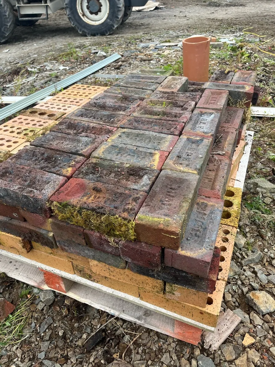 Red/blue handmade brick - Image 2