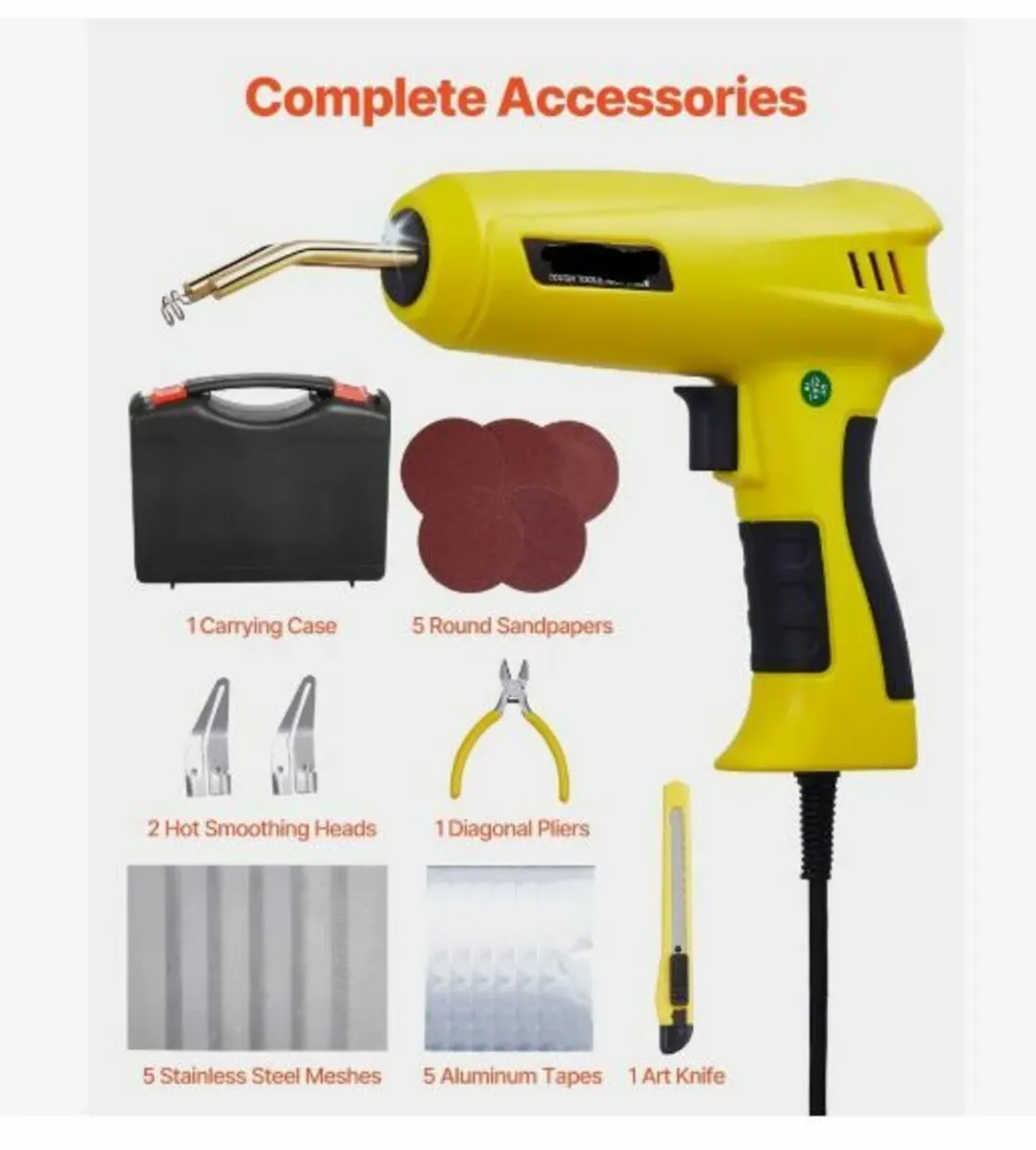 Plastic Welding Kit, 220W Plastic Welder Gun - Image 3