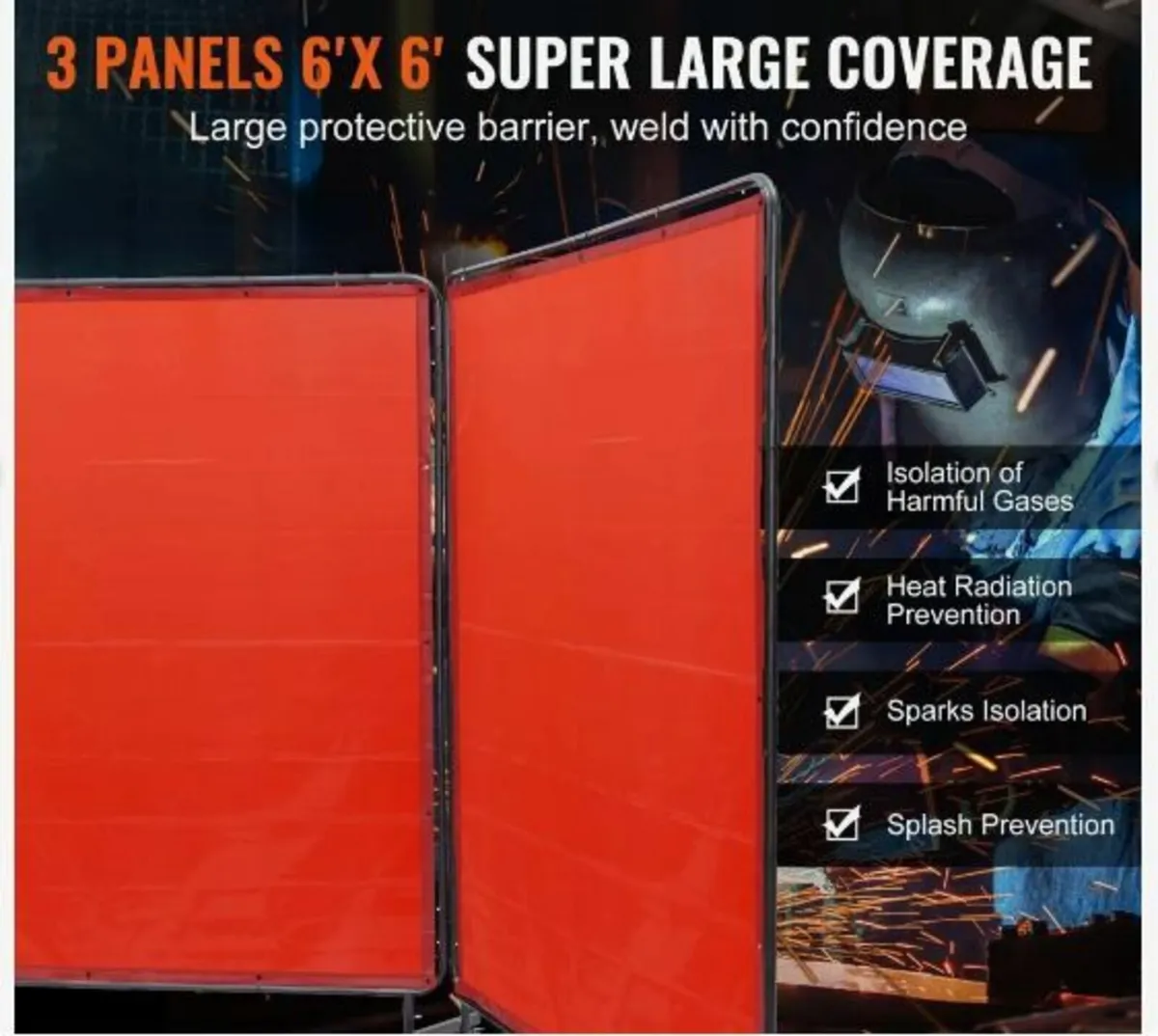 Welding Screen with Frame - Image 3