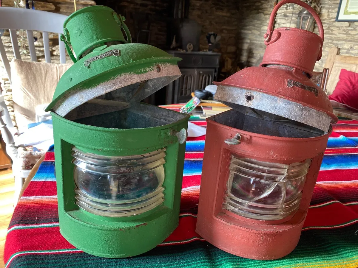 Vintage ships  lanterns - Image 2