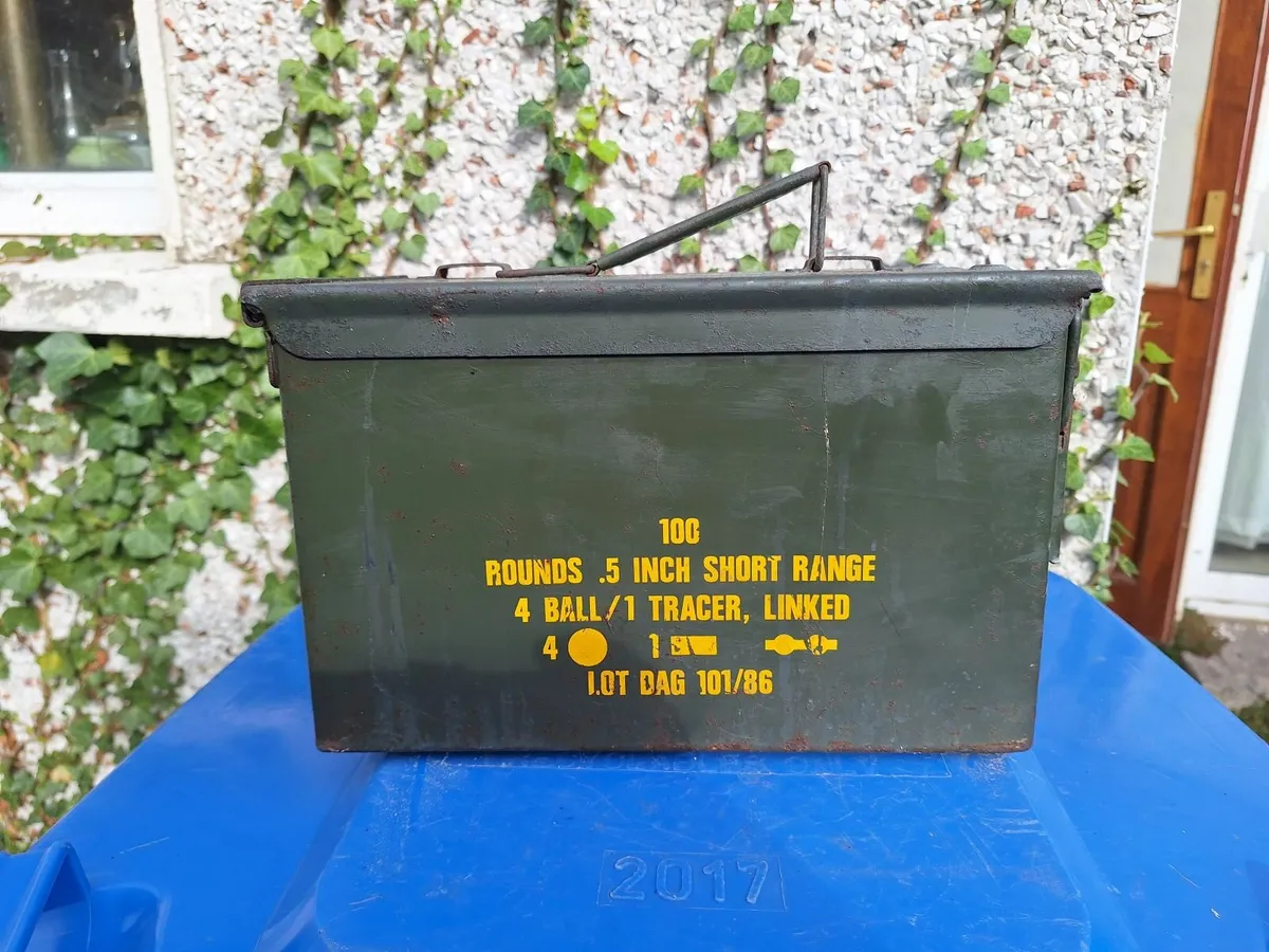 Vintage military Ammunition box - Image 1