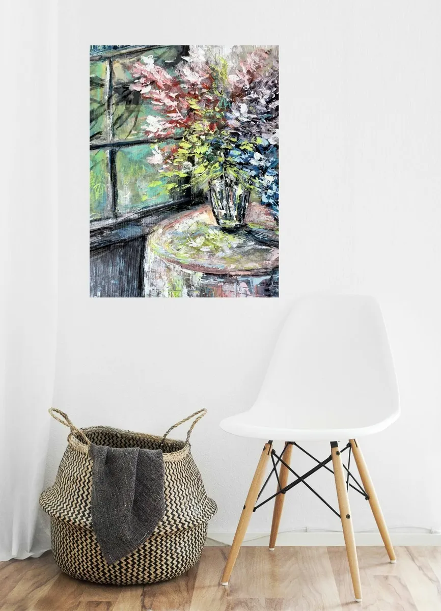 ArtH2O - Whispers by the Window 40x50cm - Image 3