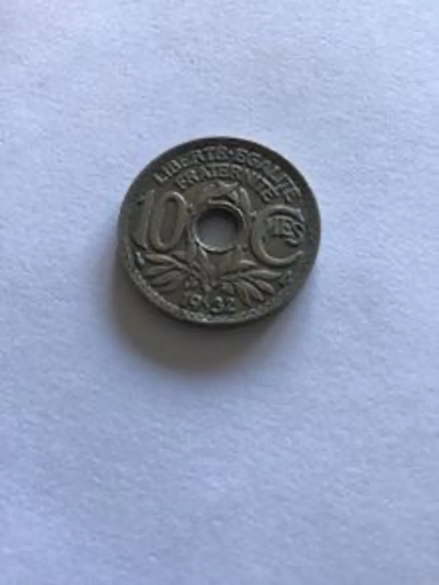 1932 France 10 Centimes Coin