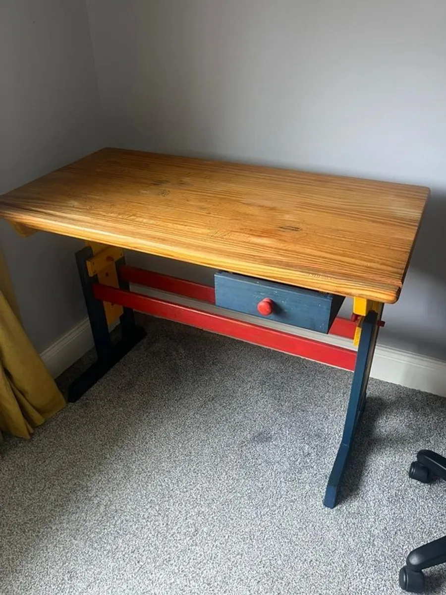 adjustable study desk + chair - Image 3