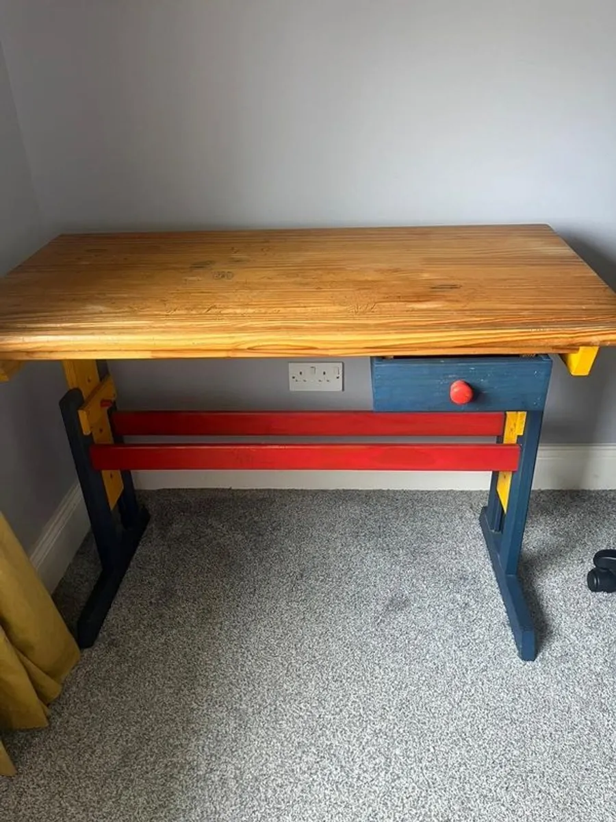 adjustable study desk + chair - Image 4