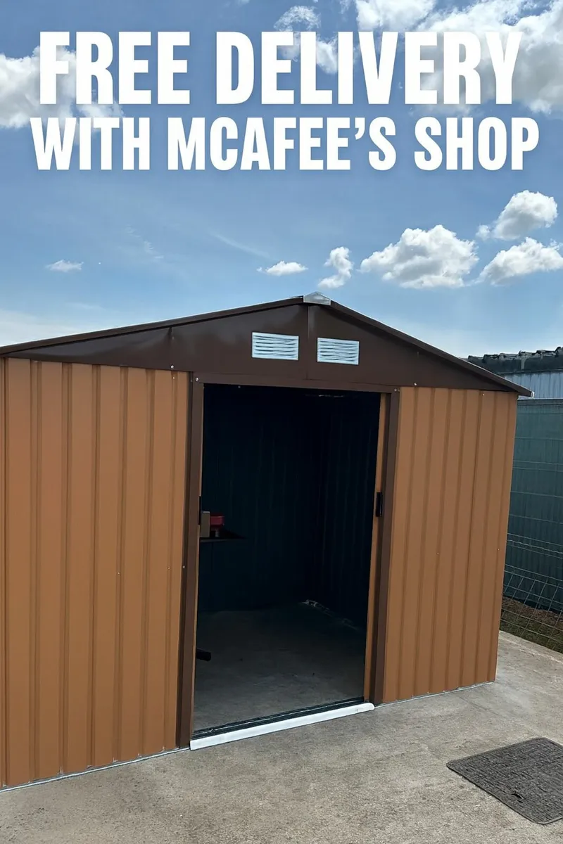 Metal Shed 9x6FT - Image 1