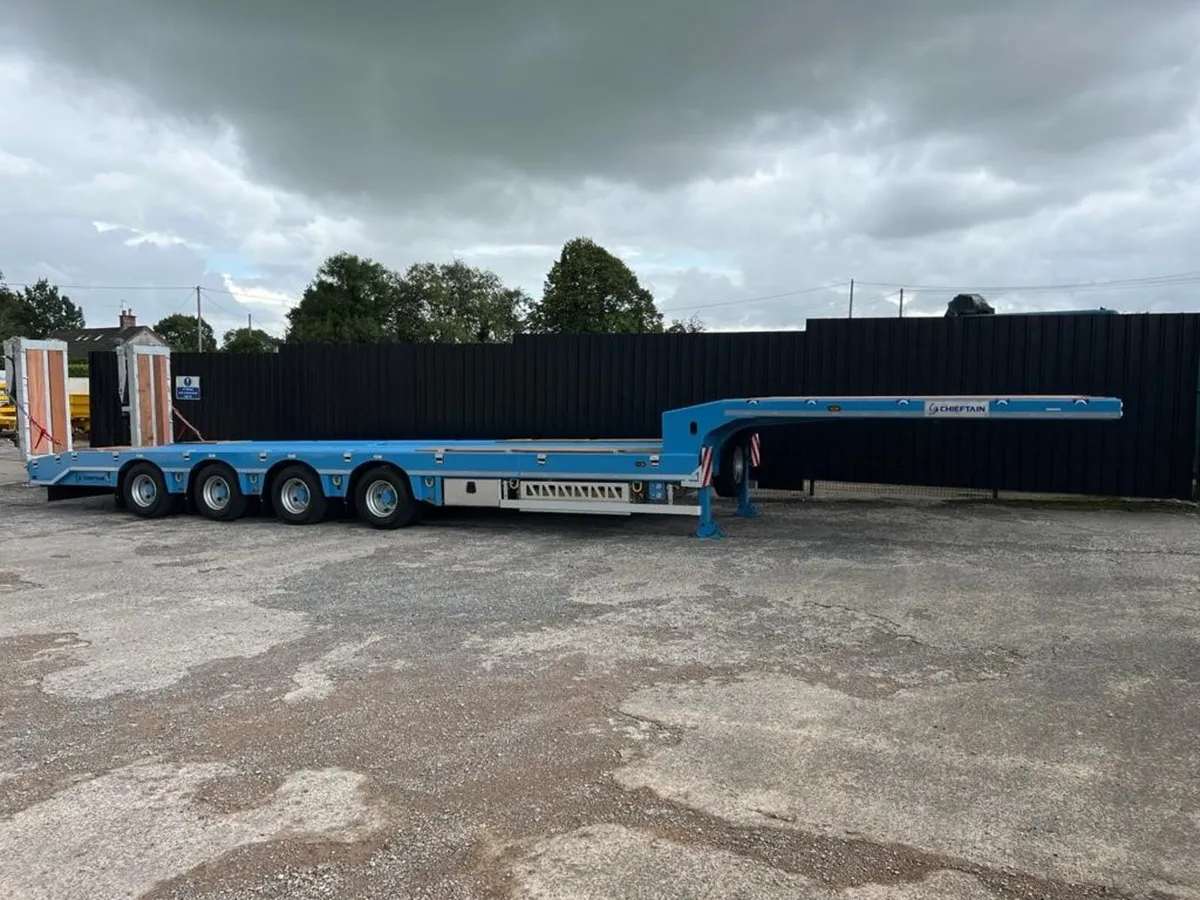 2025 Chieftain 4 axle stepframe semi low loader - Image 2