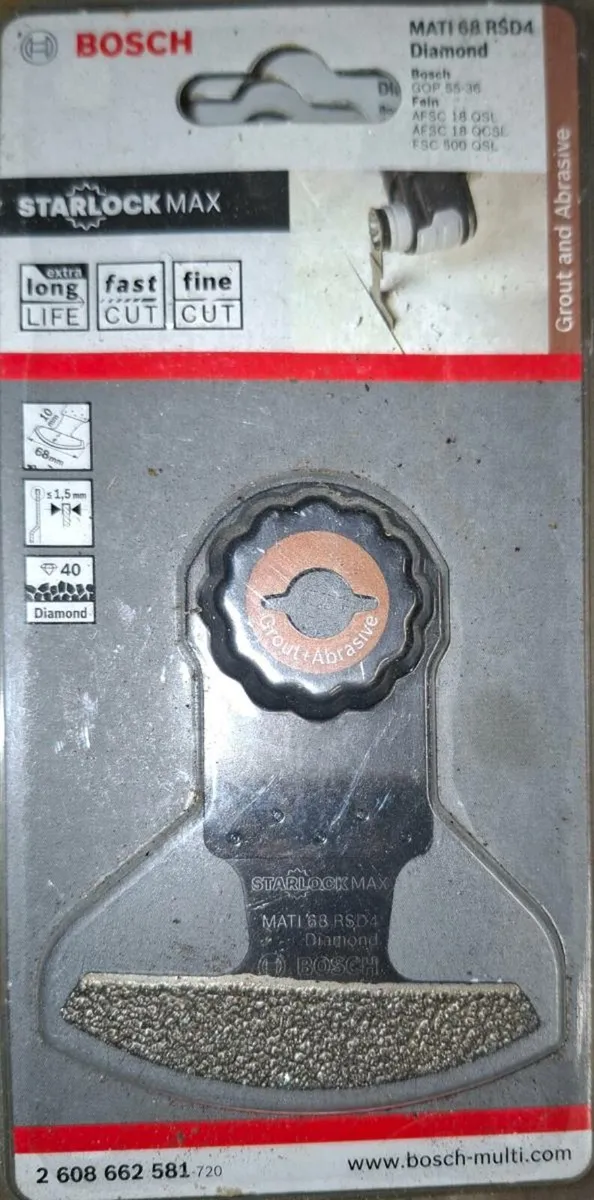 Bosch multi tool diamond blades - Image 2