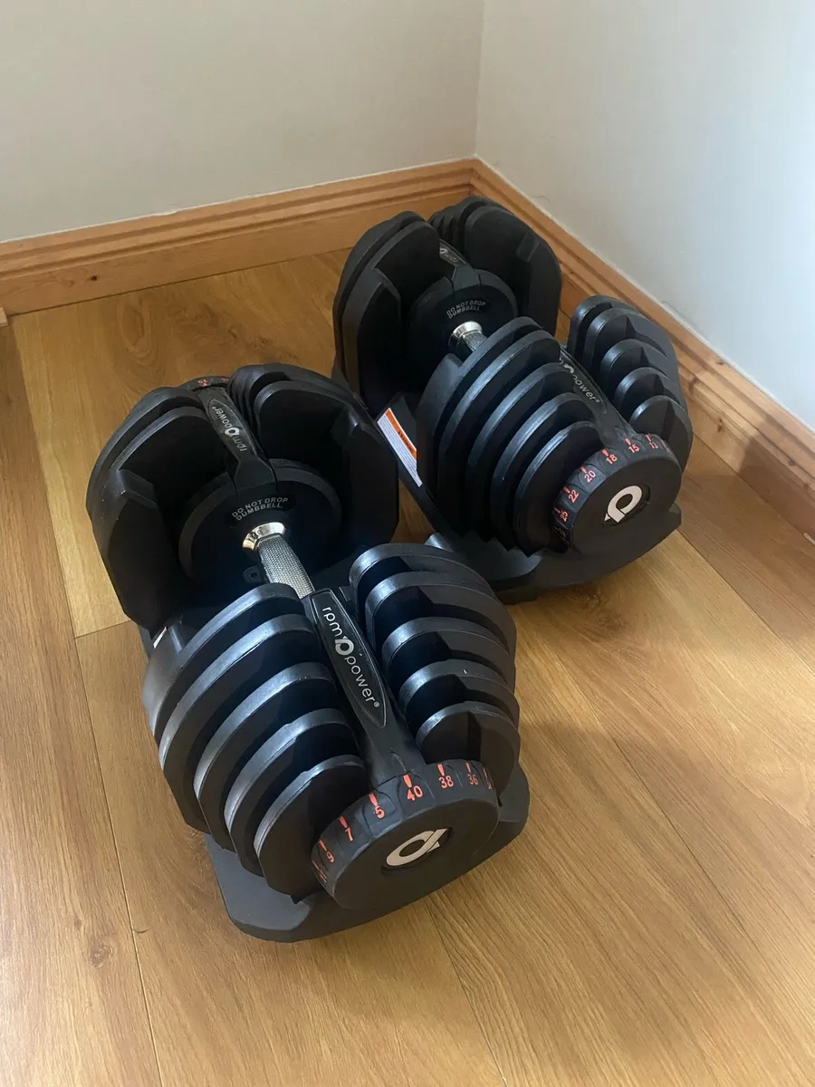 40kg adjustable Dumbells - Image 1