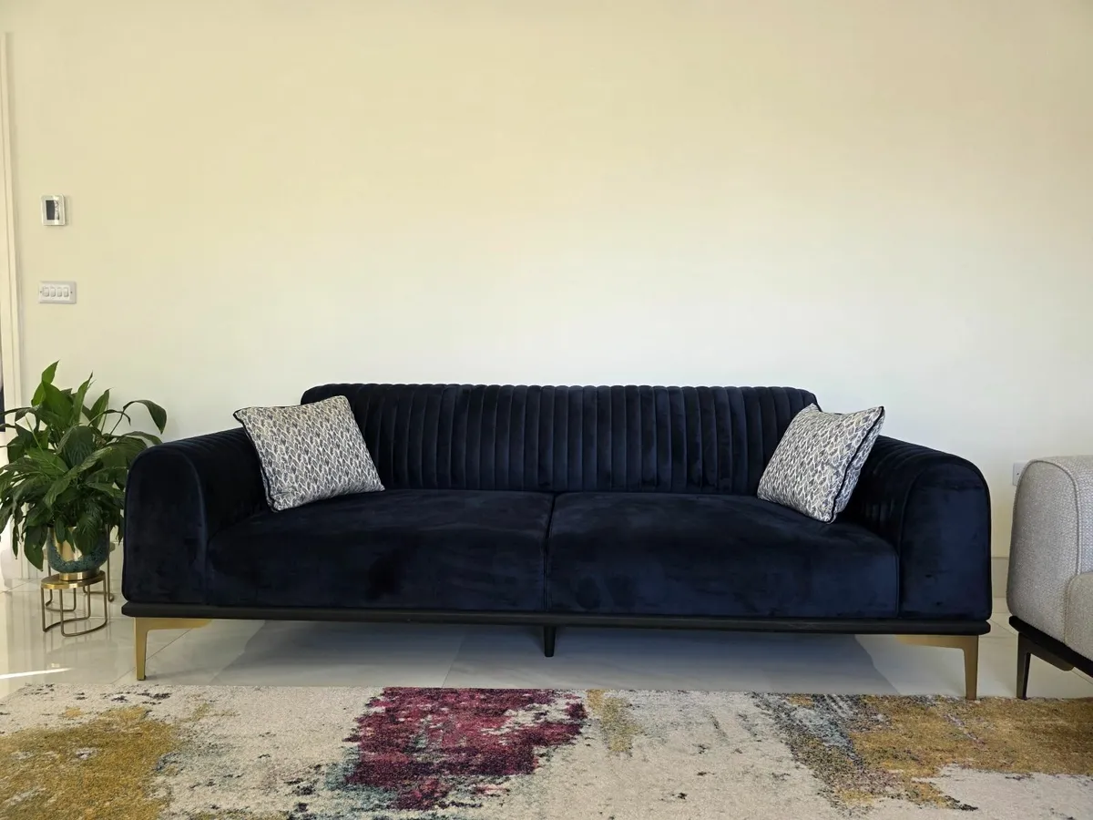 Fabric Sofa 4+3 Seater Rarely Used - Image 2