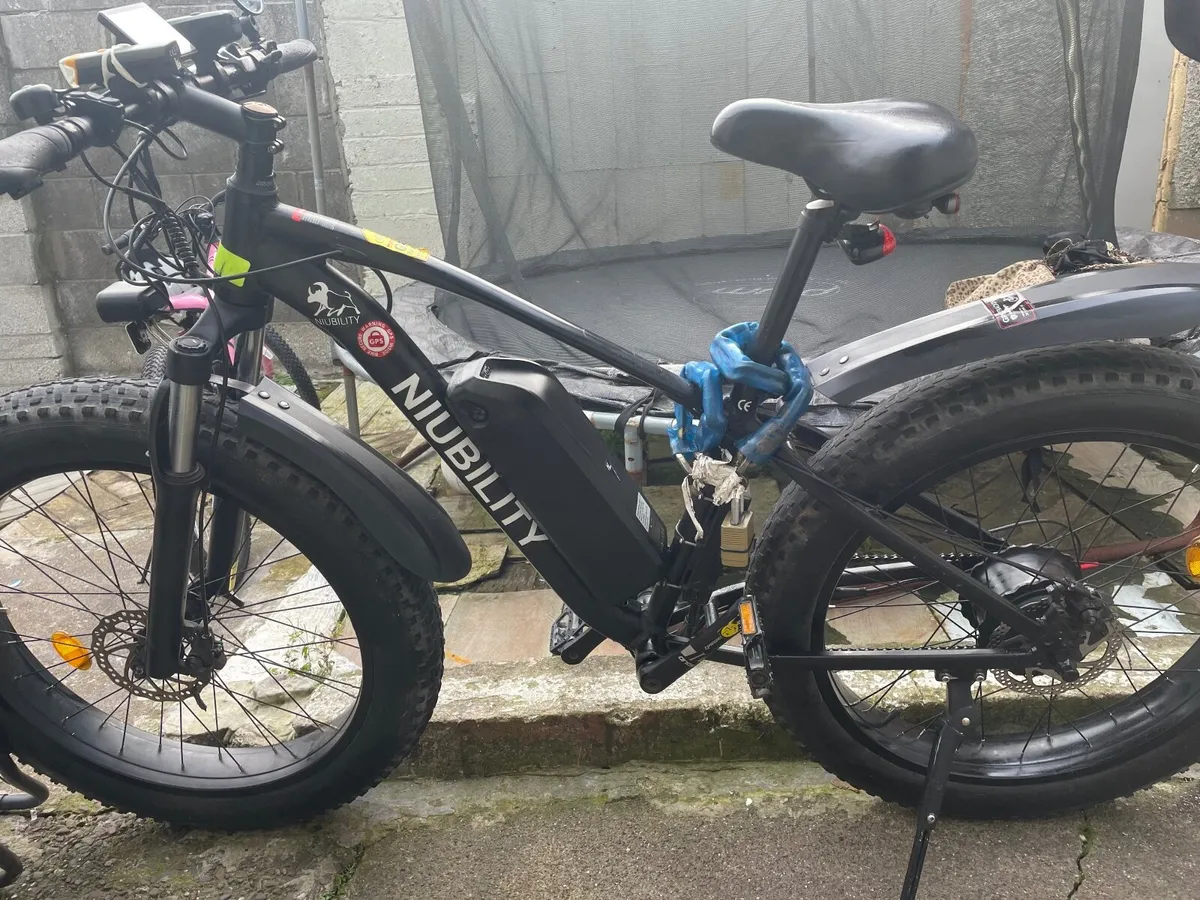Ebike 1000w 48 v fat tyres vs 26/4.0/ about 7mths - Image 1