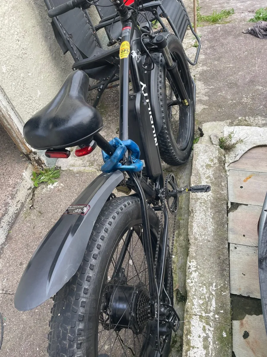 Ebike 1000w 48 v fat tyres vs 26/4.0/ about 7mths - Image 2