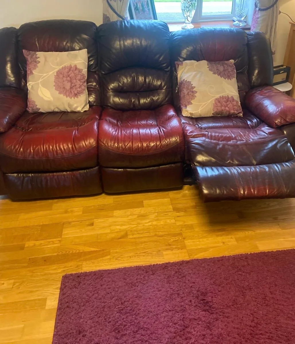 Leather Couch - Image 1