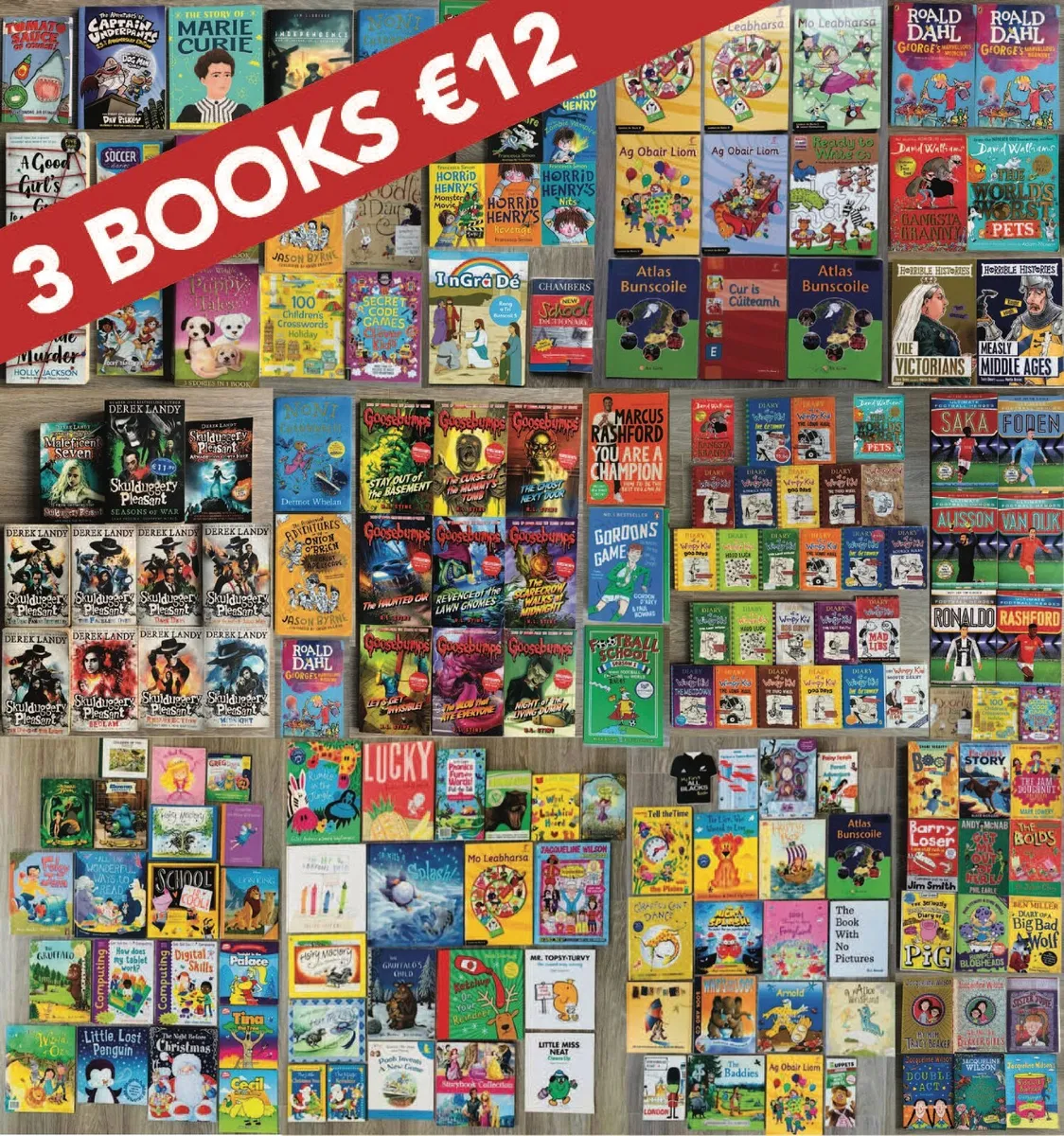 3 Books for €12 - Image 1
