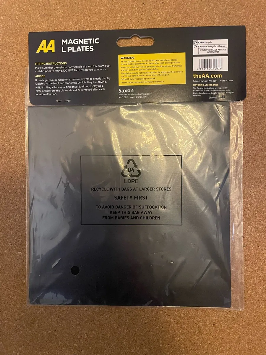 AA Magnetic L plates - Image 2
