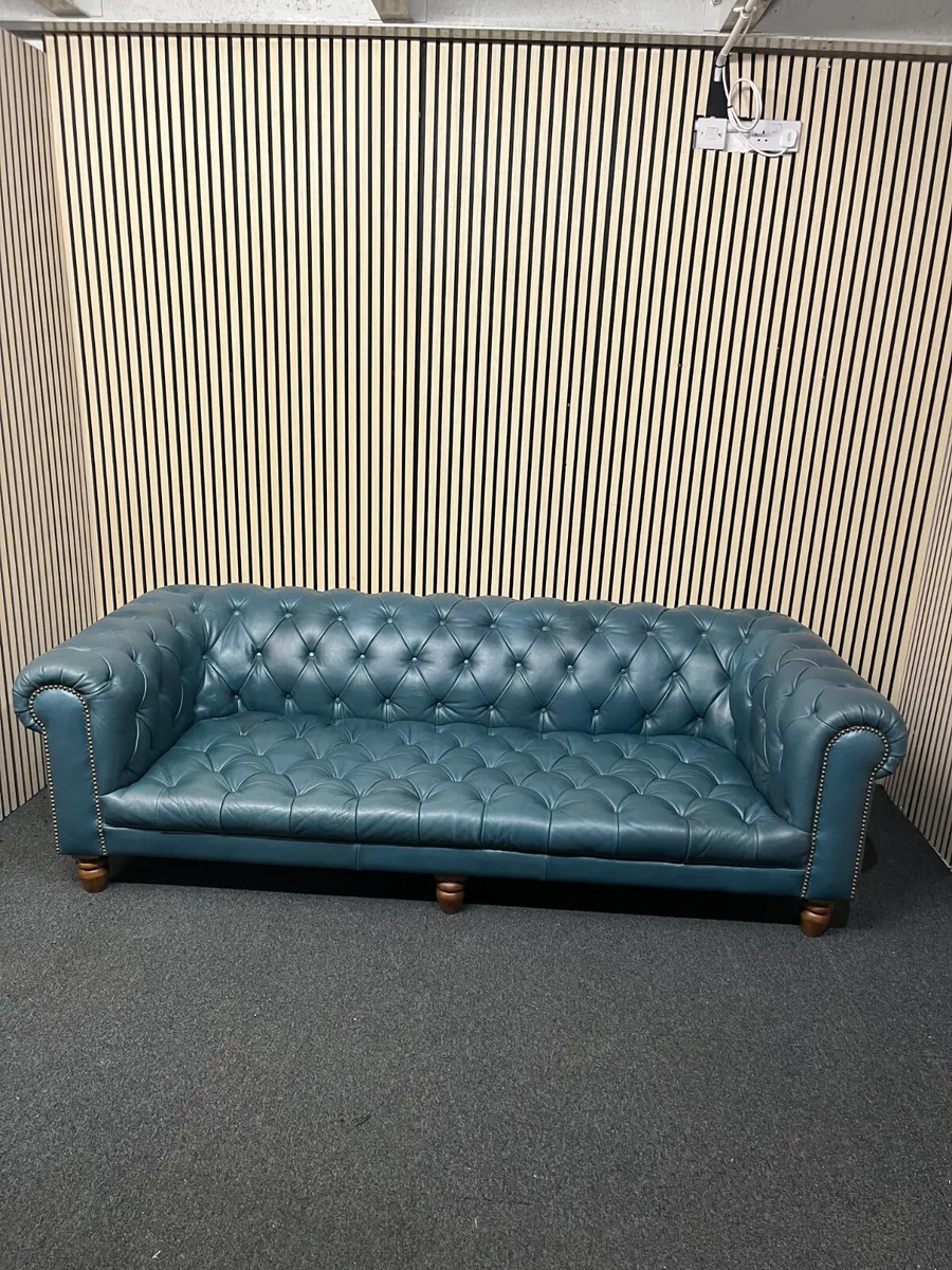 Teal Chesterfield Style Sofa @CJM - Image 2