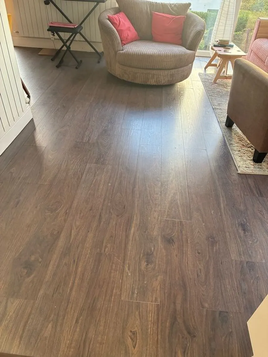 Laminate Wood Flooring  - short planks - 8mm depth - Image 1