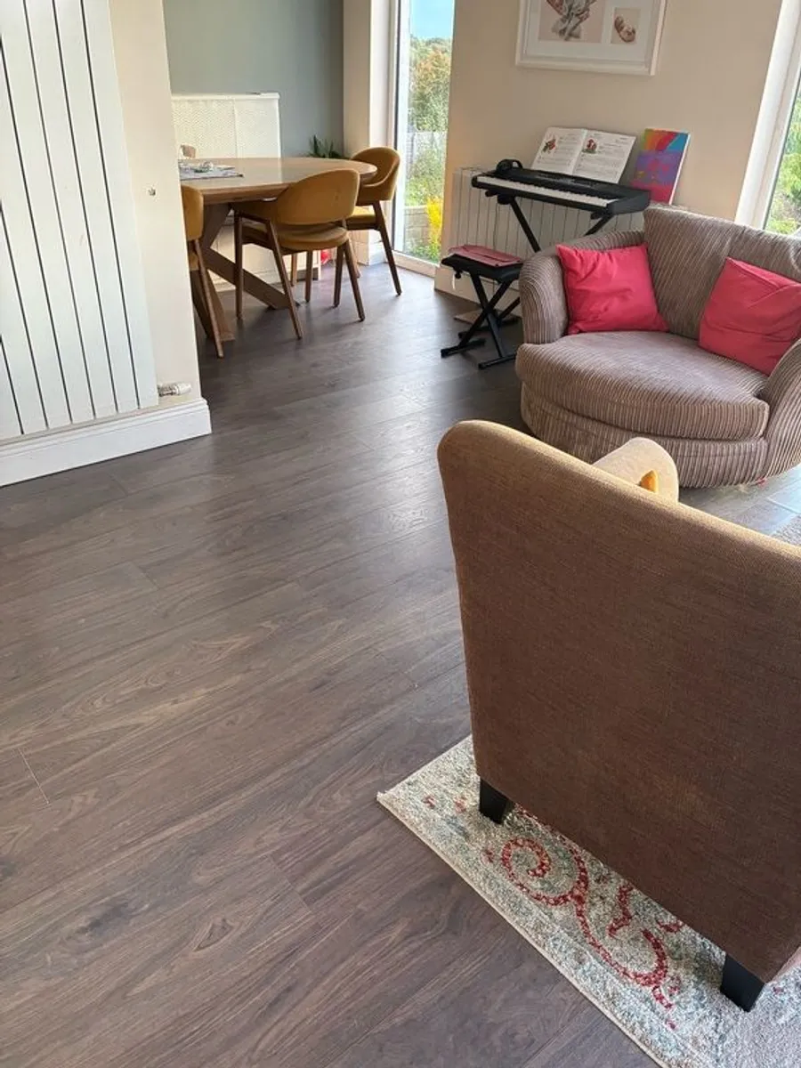 Laminate Wood Flooring  - short planks - 8mm depth - Image 2