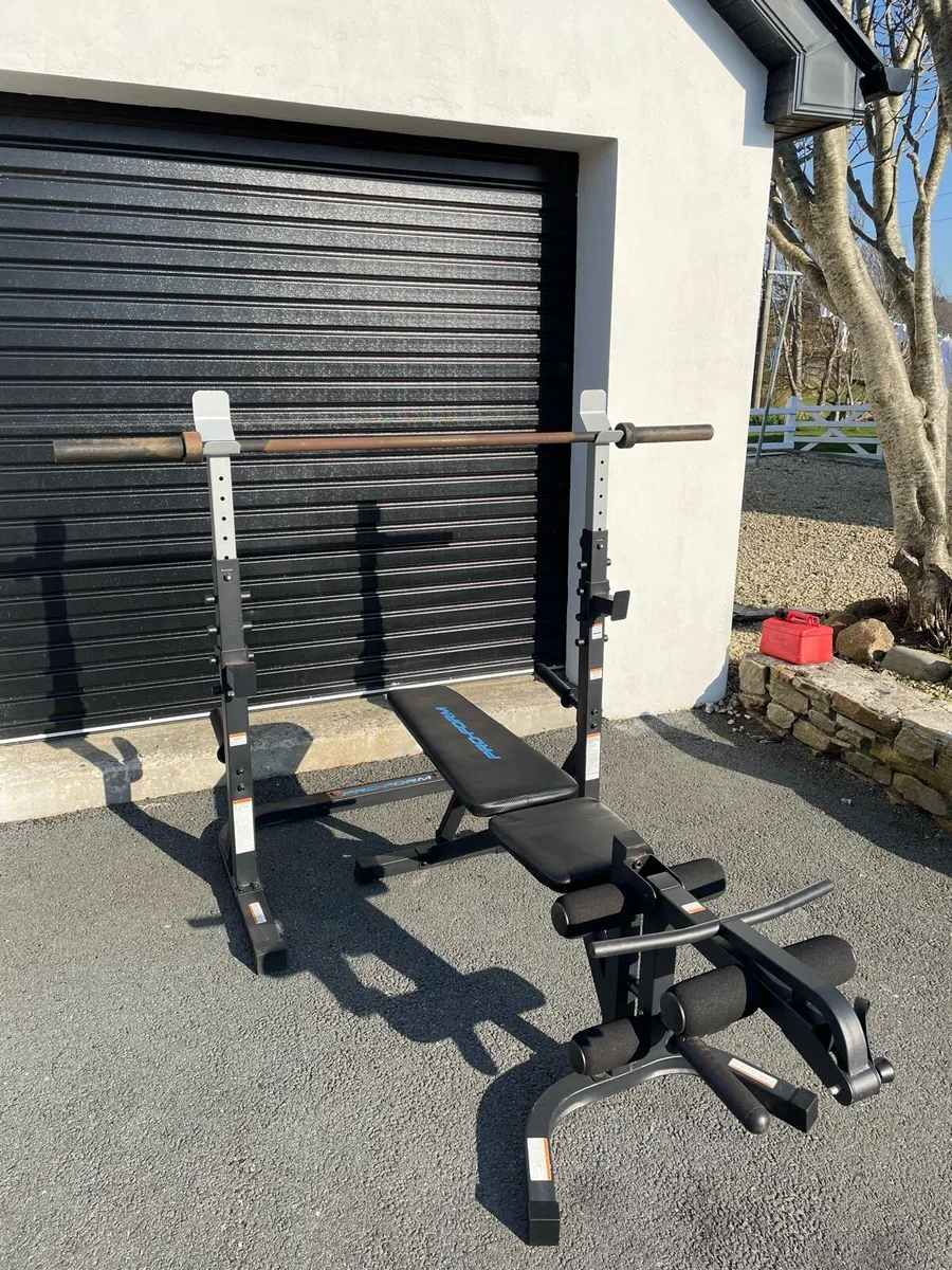 Gym Bench, Barbell, Weights & Dumbells - Image 1