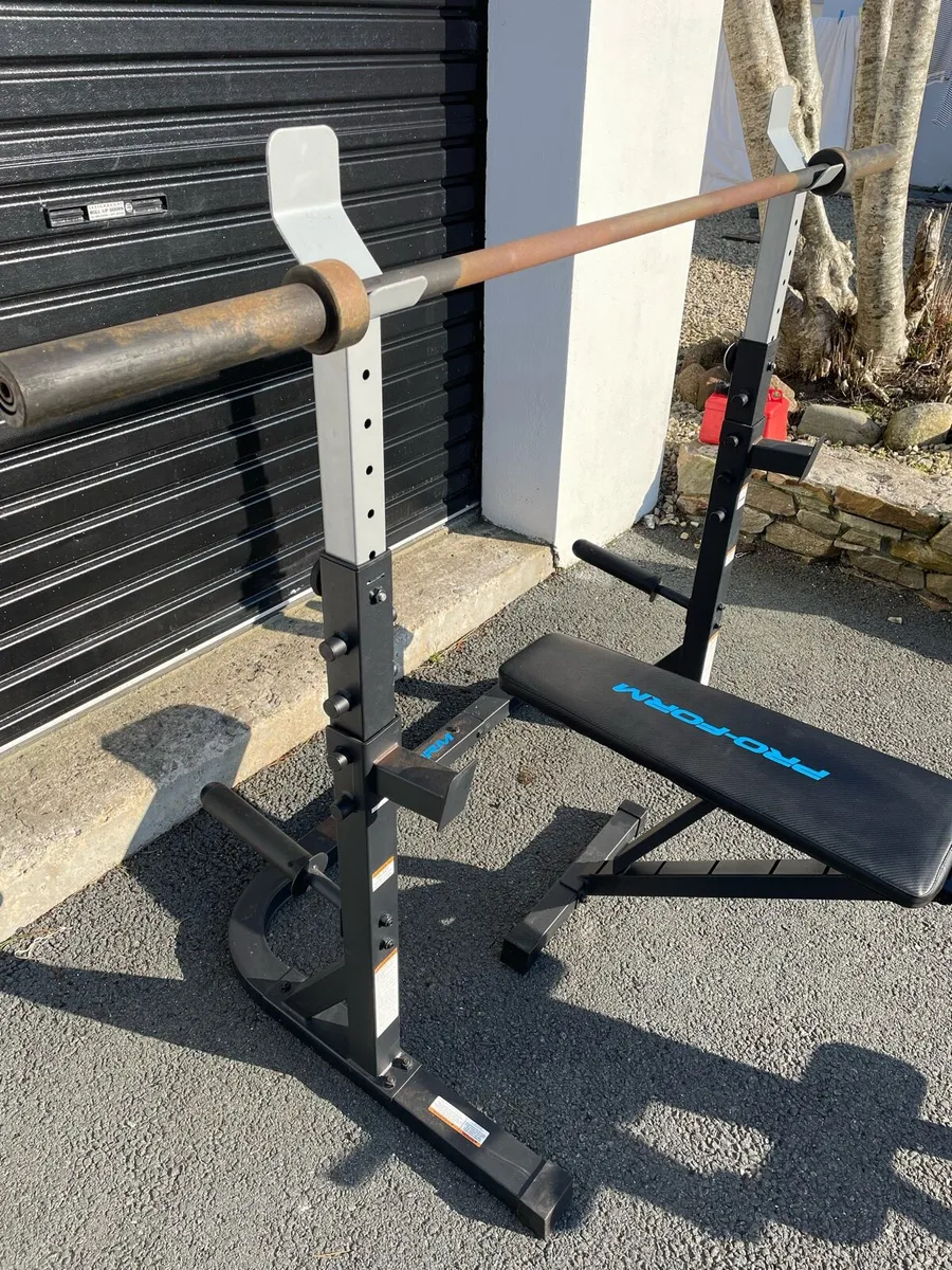 Gym Bench, Barbell, Weights & Dumbells - Image 2