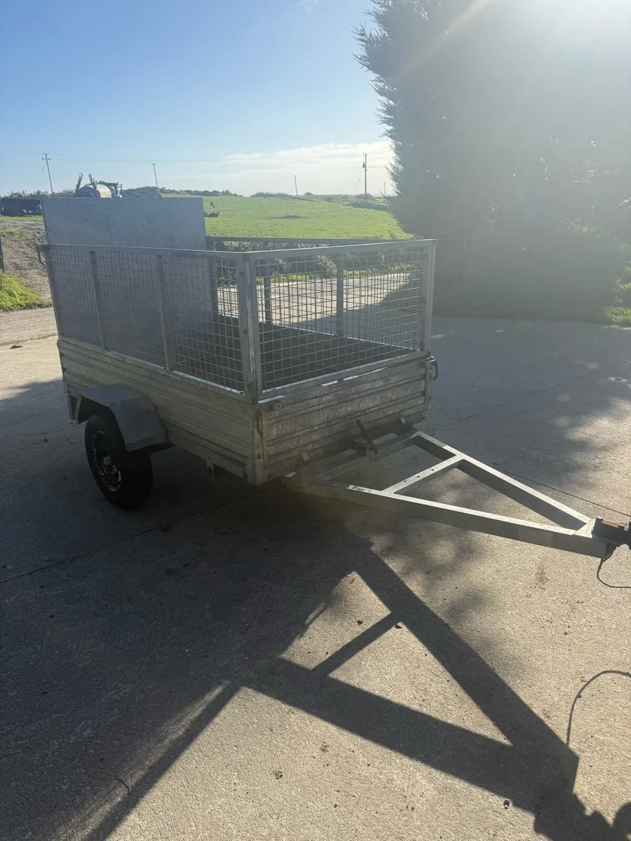 Paxton 7x4 galvanised tilt trailer - Image 1