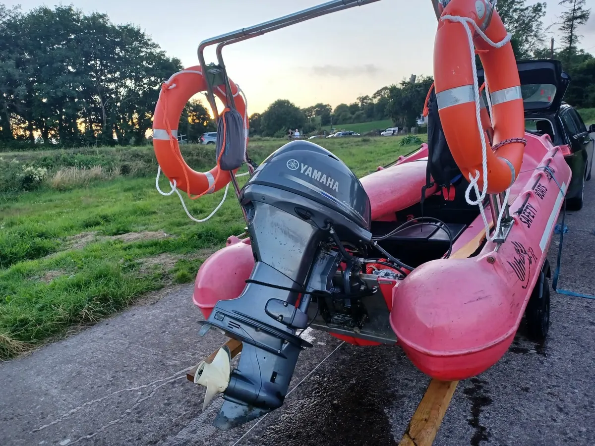Whaly 4.35 Rescue P2 Licenced 30hp Yamaha, Trailer - Image 3