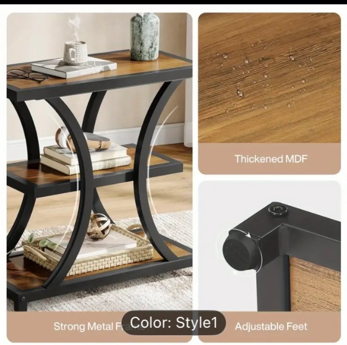 Three tier table free postage - Image 4