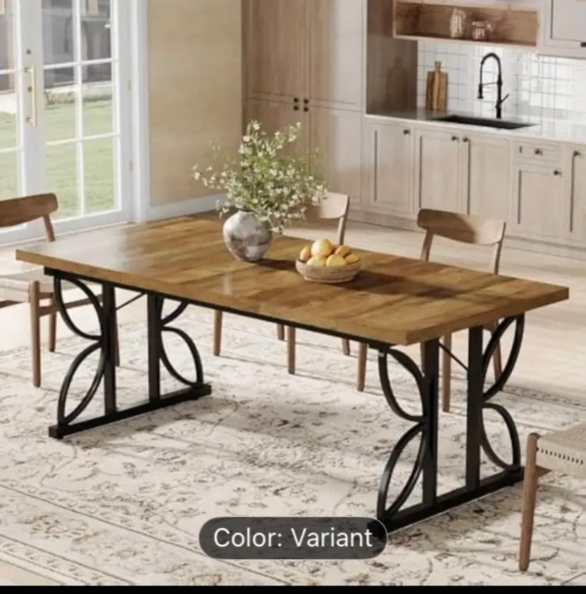 Modern style dining table free postage - Image 1