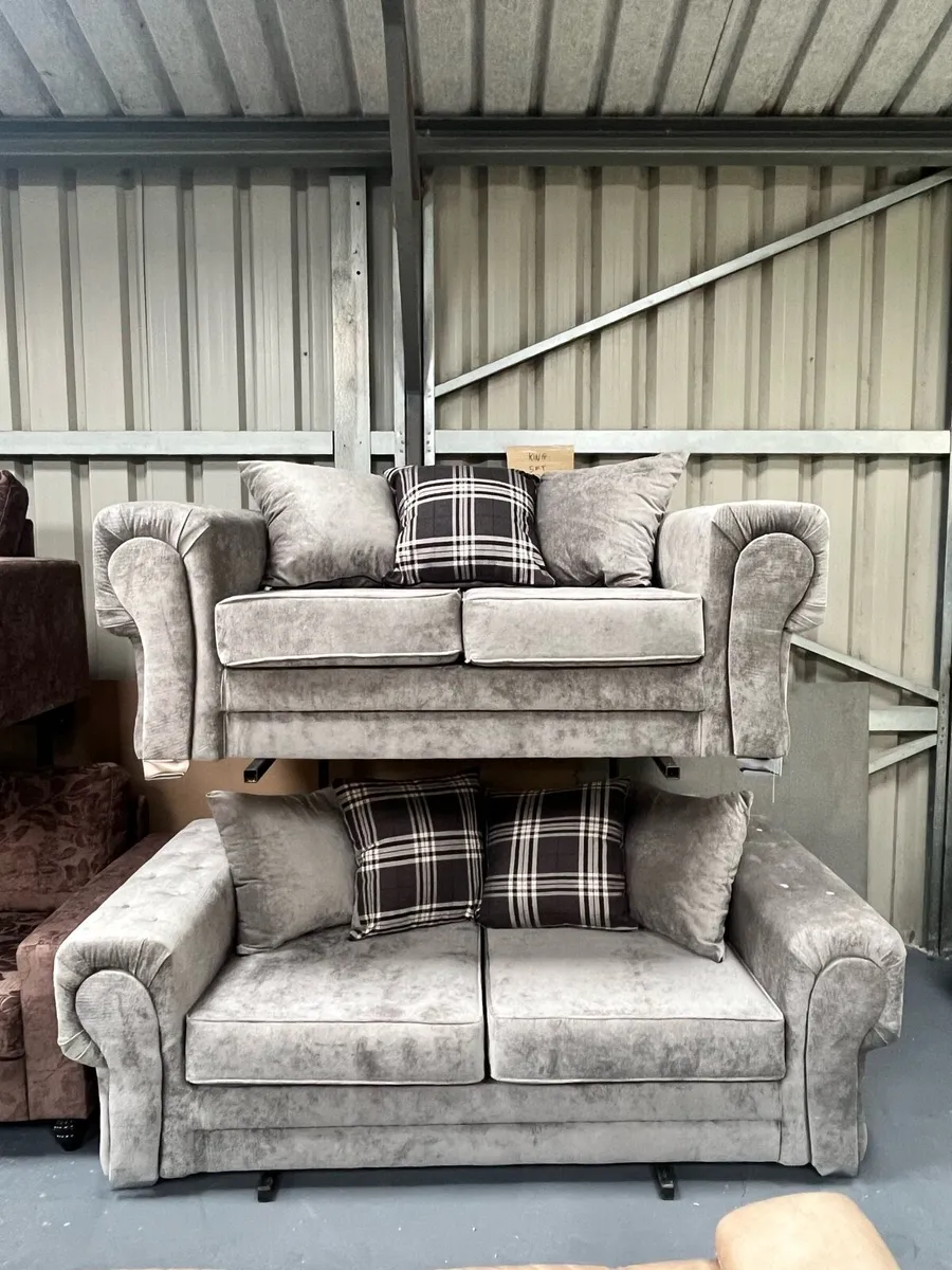 Nicole fabric suite sofa - Image 2