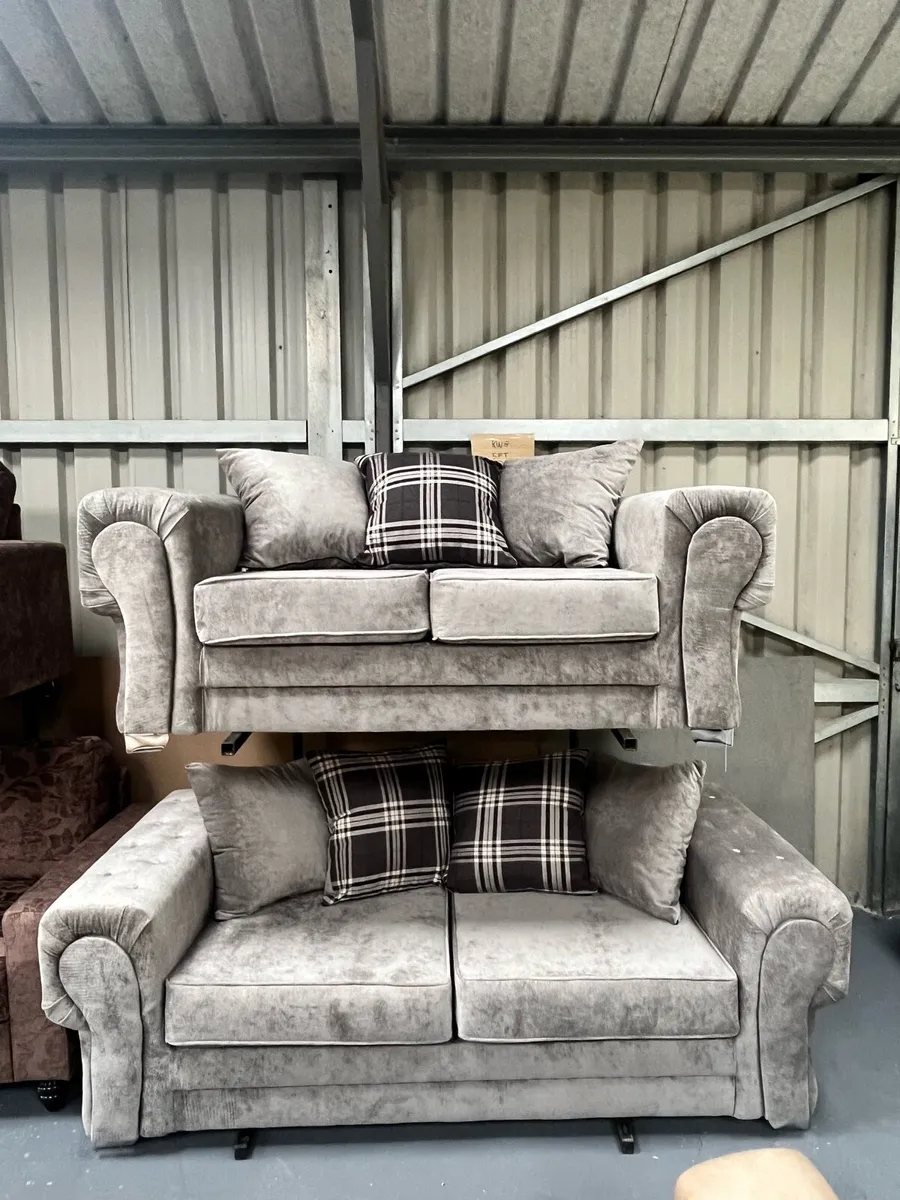 Nicole fabric suite sofa - Image 3