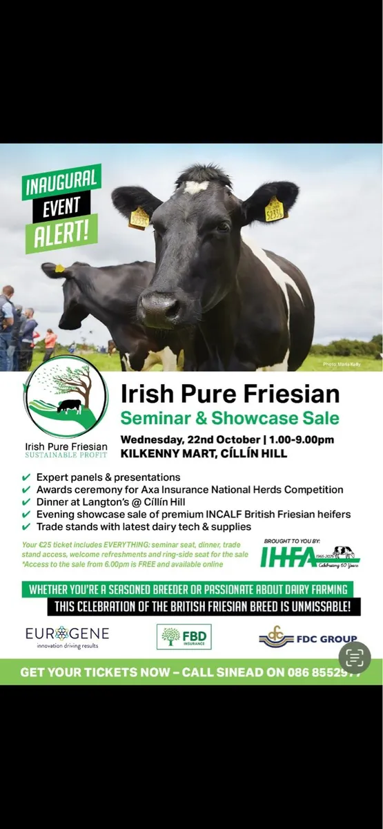 PURE FRIESIAN SEMINAR + SHOWCASE SALE - Image 1