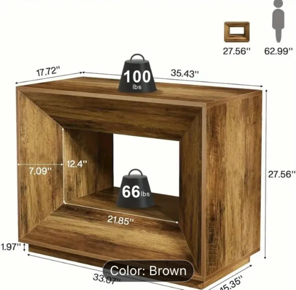 Modern side locker free postage - Image 2